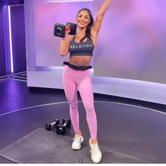 Peloton Cadent Trailblazer Hi- Rise Pink 7/8 Leggings Size 2X - Picture 1 of 7